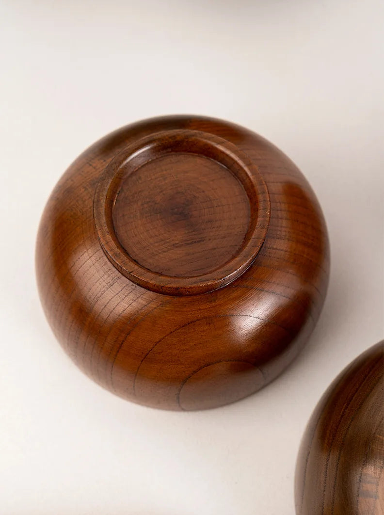Hinoki Wooden Rice & Soup Bowl
