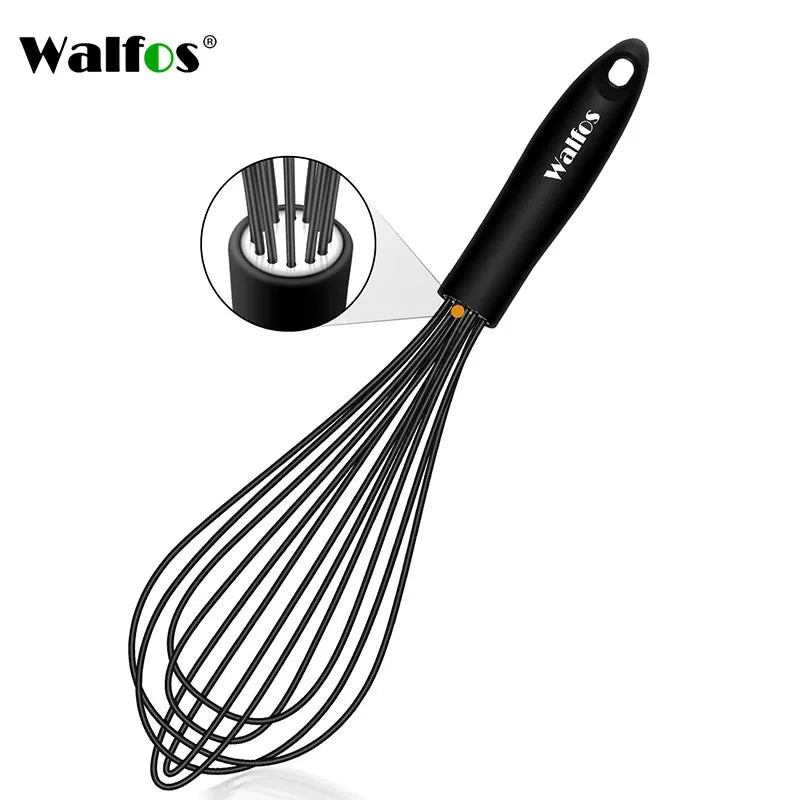 WALFOS 3-in-1 Rotating Manual Whisk Set