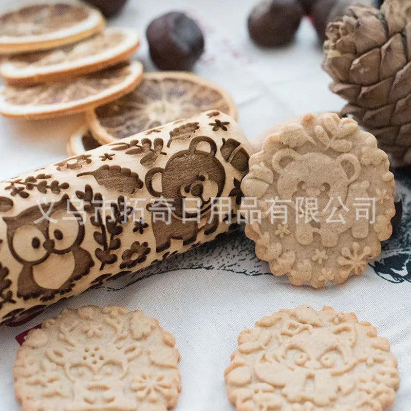 Cartoon Animal Pattern Rolling Pin