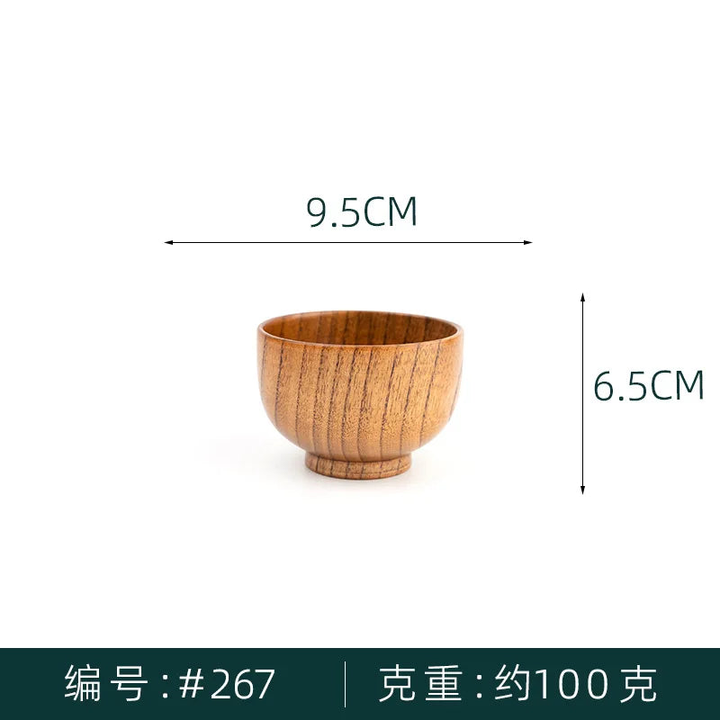 Hinoki Wooden Rice & Soup Bowl