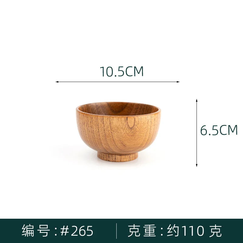 Hinoki Wooden Rice & Soup Bowl