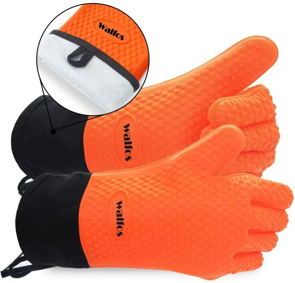 Walfos  1 Piece Long Silicone Kitchen Gloves