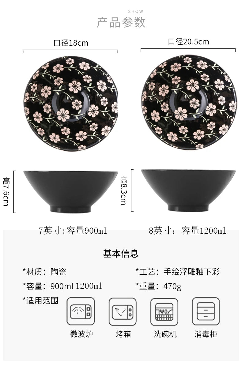 Ramen Bowl Ceramic