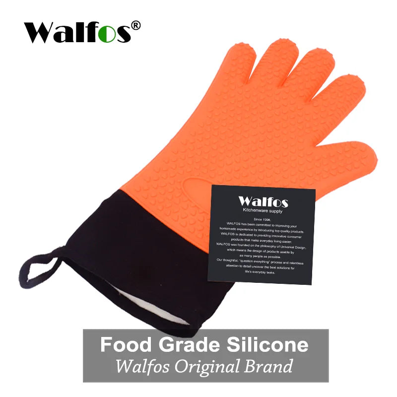Walfos  1 Piece Long Silicone Kitchen Gloves