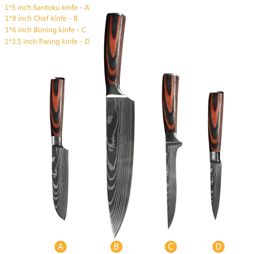 Hikari Series Laser Damascus Knife Collection
