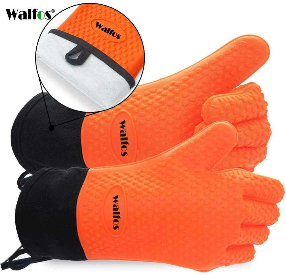 Walfos  1 Piece Long Silicone Kitchen Gloves