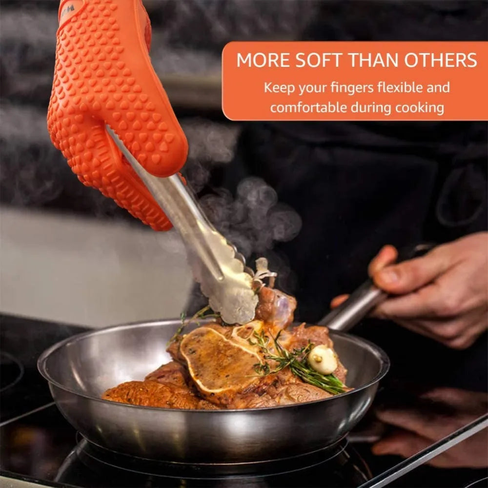 Walfos  1 Piece Long Silicone Kitchen Gloves