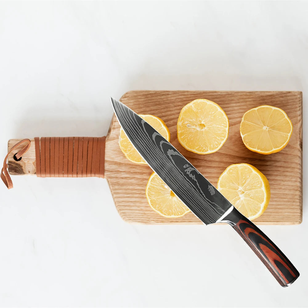 Hikari Series Laser Damascus Knife Collection