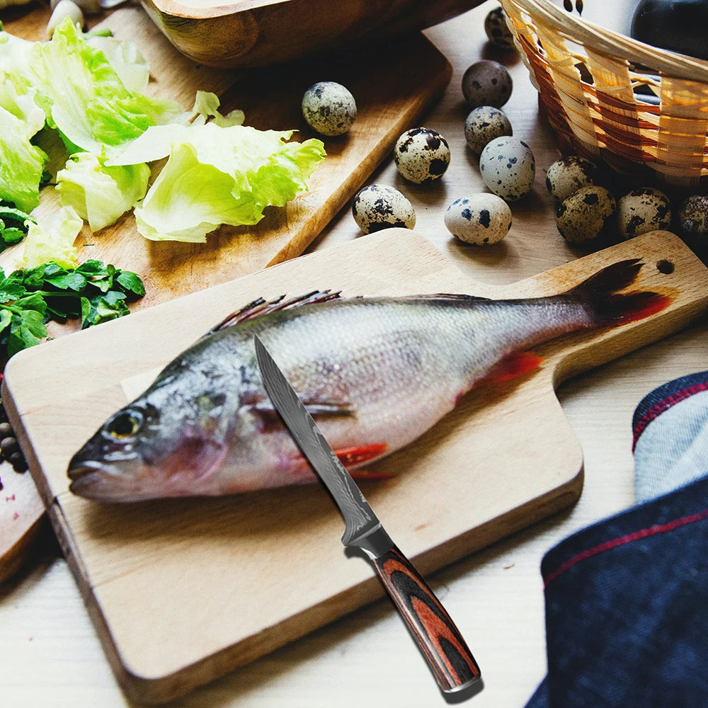 Hikari Series Laser Damascus Knife Collection