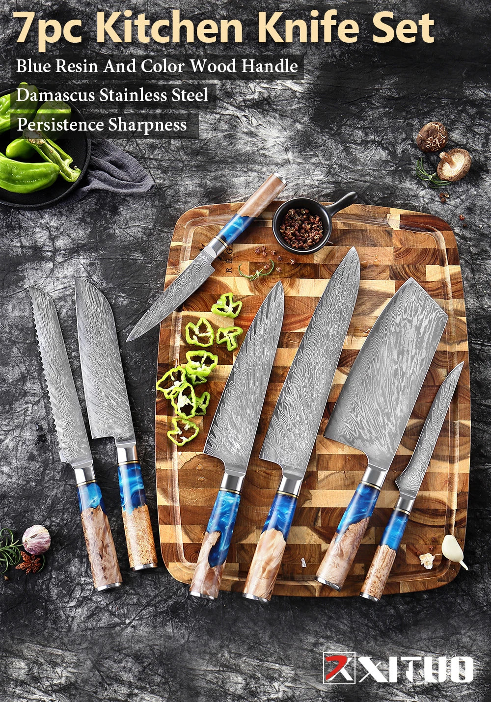 XITUO Kitchen Knives Set