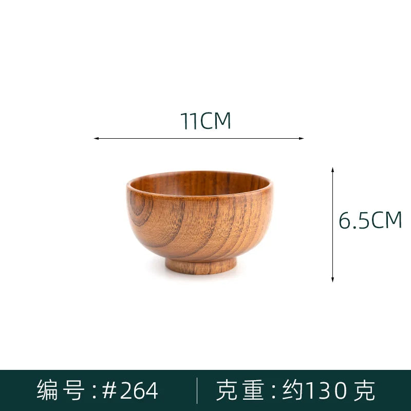 Hinoki Wooden Rice & Soup Bowl