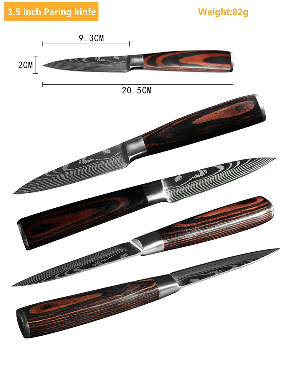 Hikari Series Laser Damascus Knife Collection