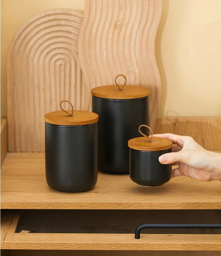 Nordic Ceramic Storage Jar