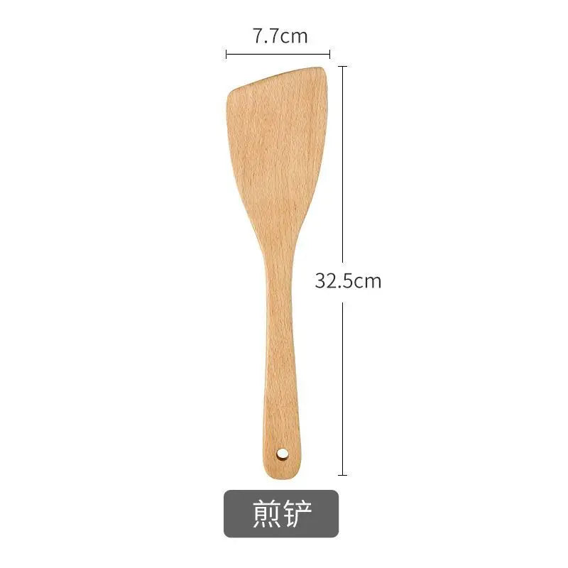Natural Wooden Spoon & Spatula