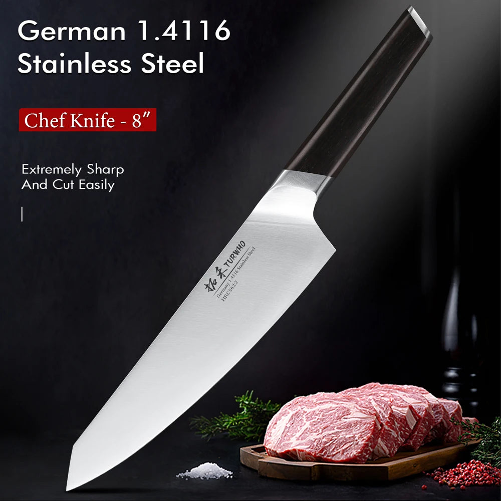 TURWHO German Steel Knife Set