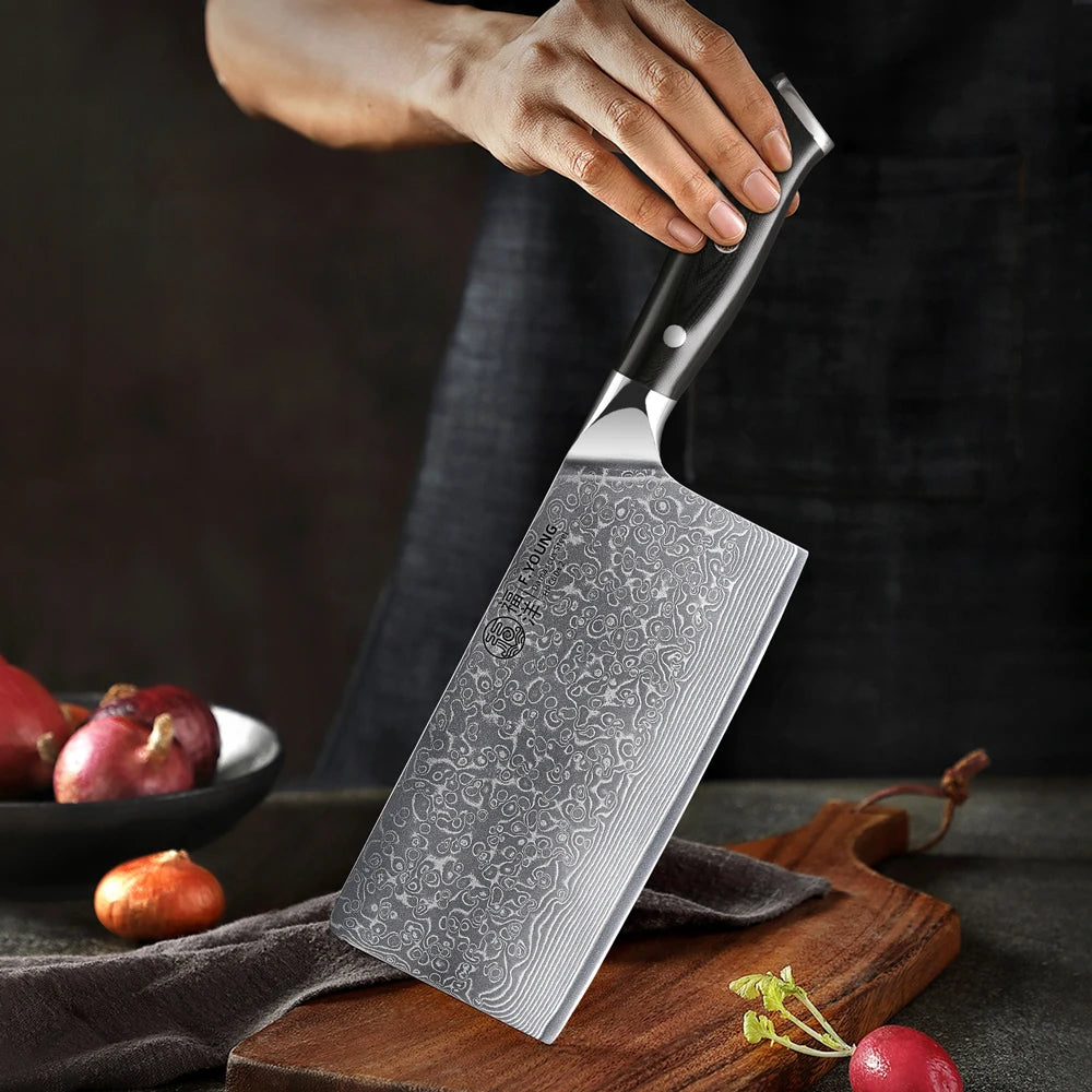 F.YOUNG 7" Chinese Cleaver Knife