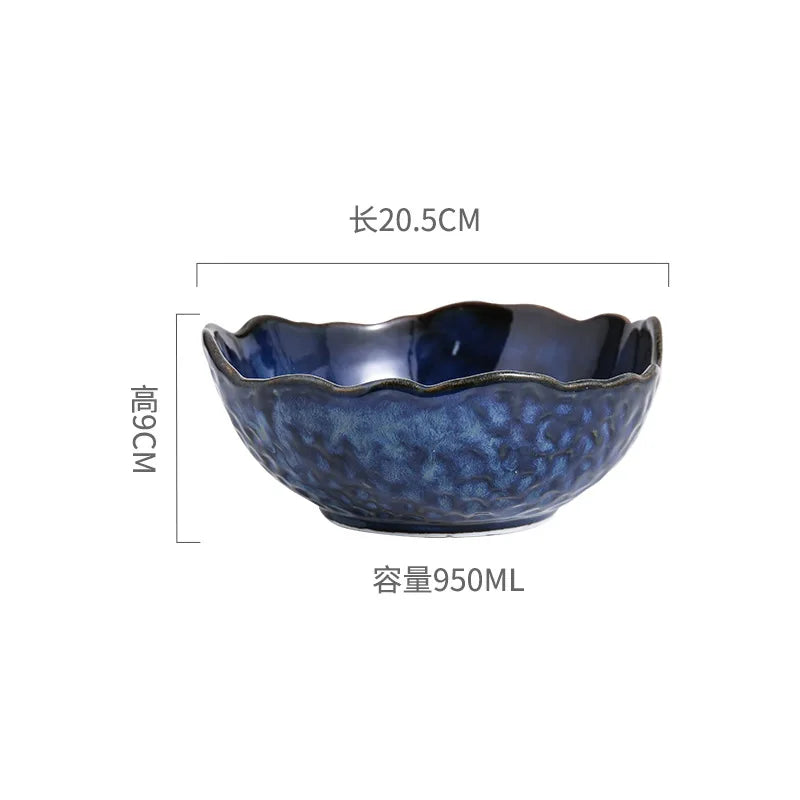 Kiln-Fired Irregular Ceramic Plate