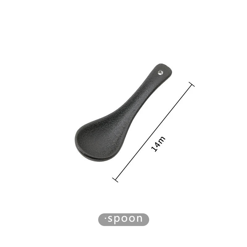 Black Ceramic Cutlery