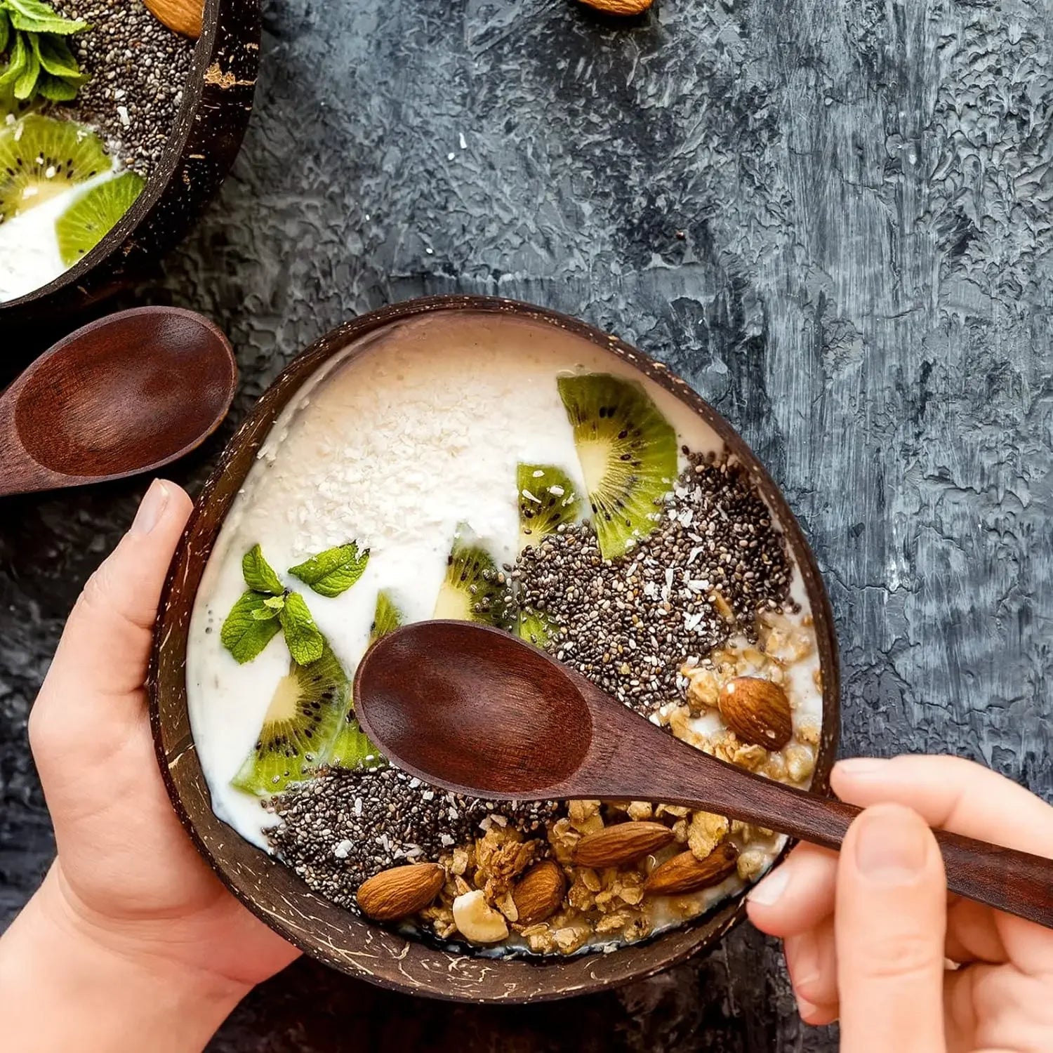 EcoNaturals Coconut Shell Bowl Set