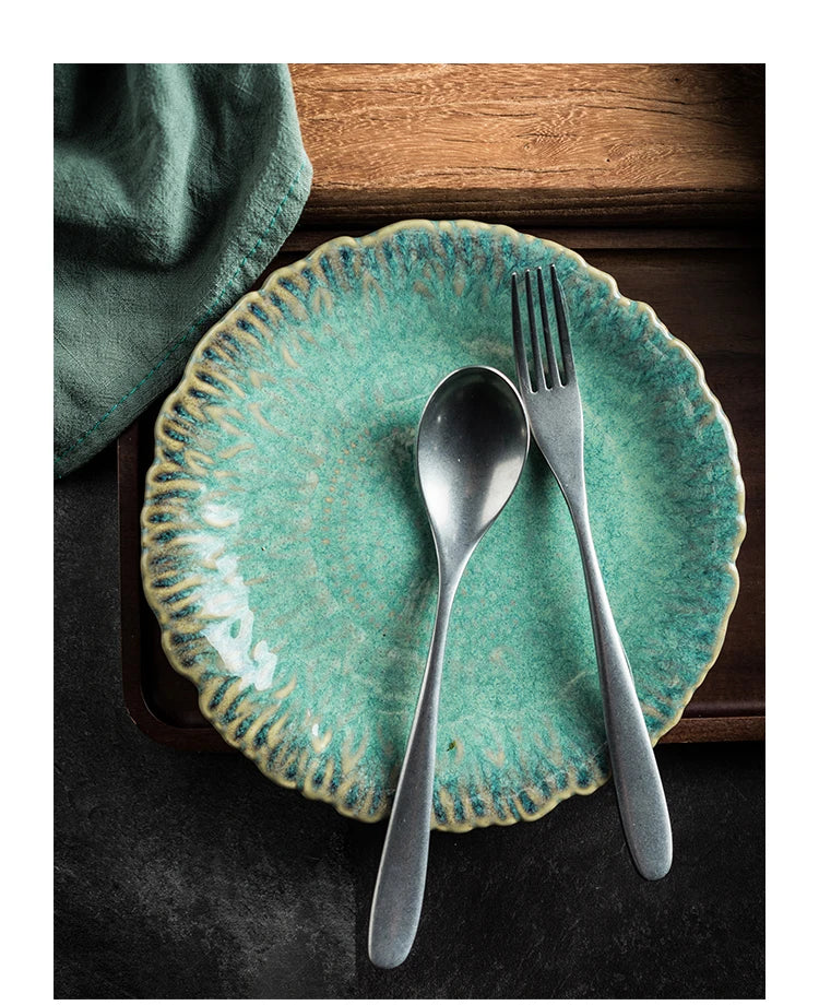 Western plate modern steak plate