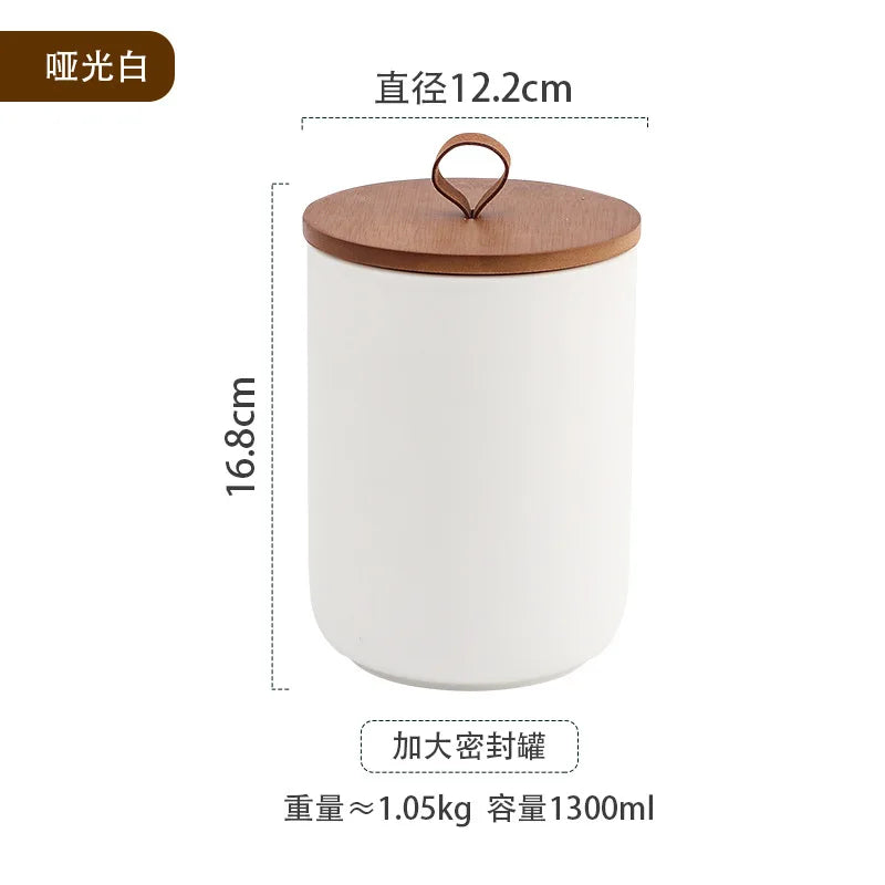 Nordic Ceramic Storage Jar