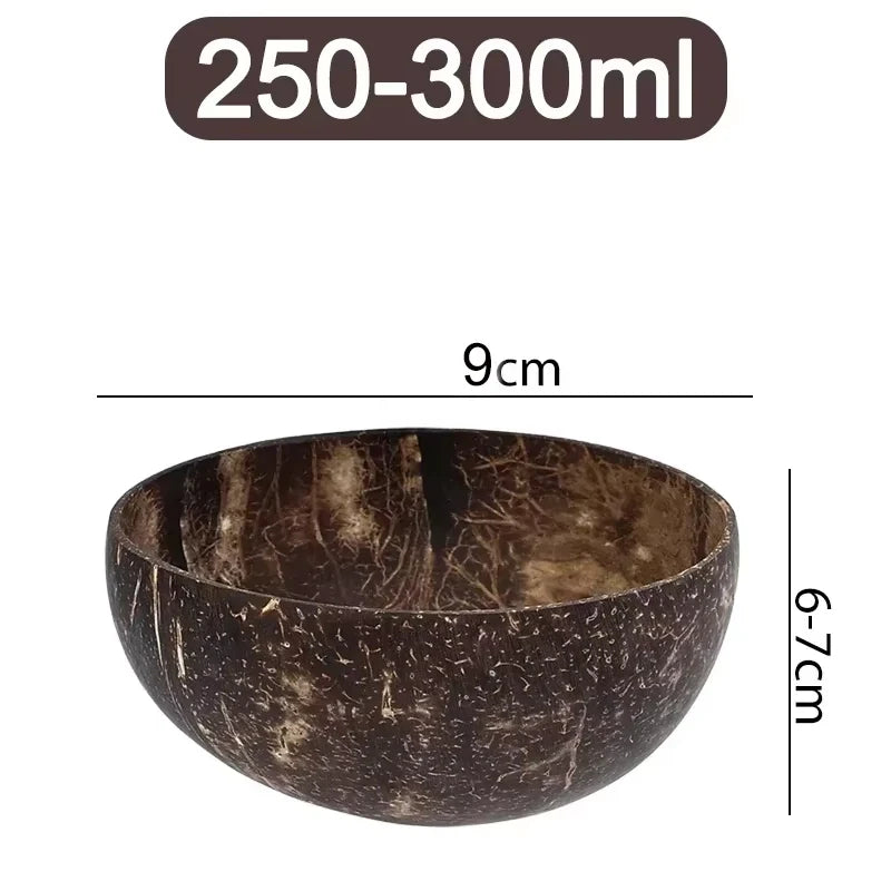 EcoNaturals Coconut Shell Bowl Set