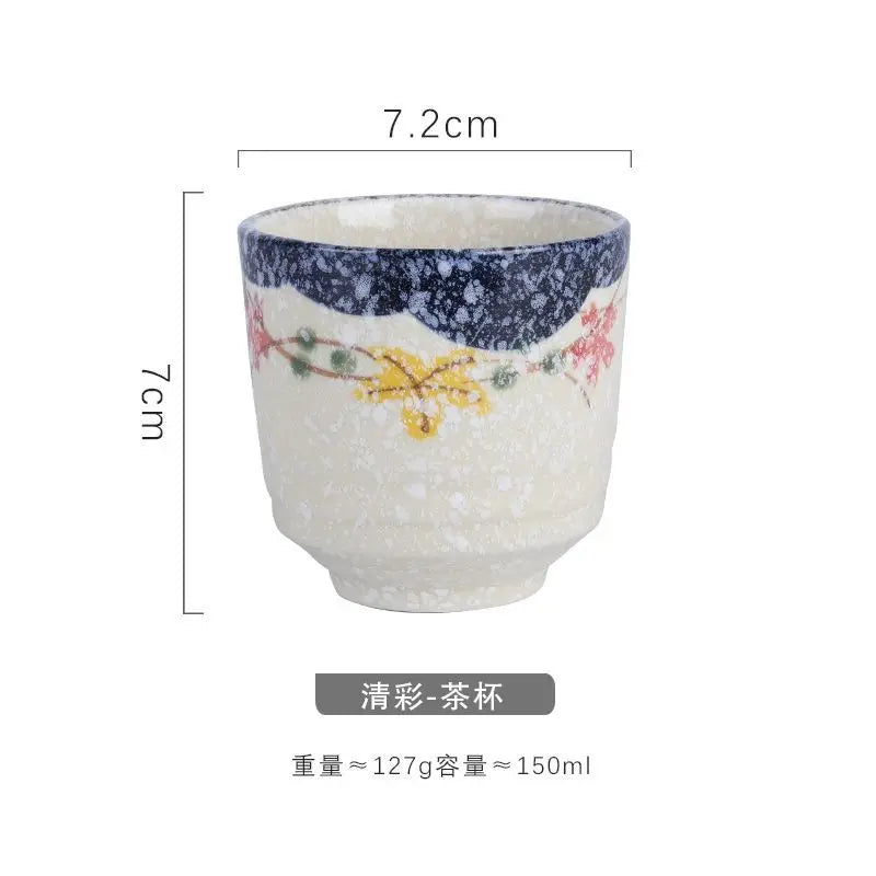 Japanese style Hefeng hand-painted ceramic tea cup