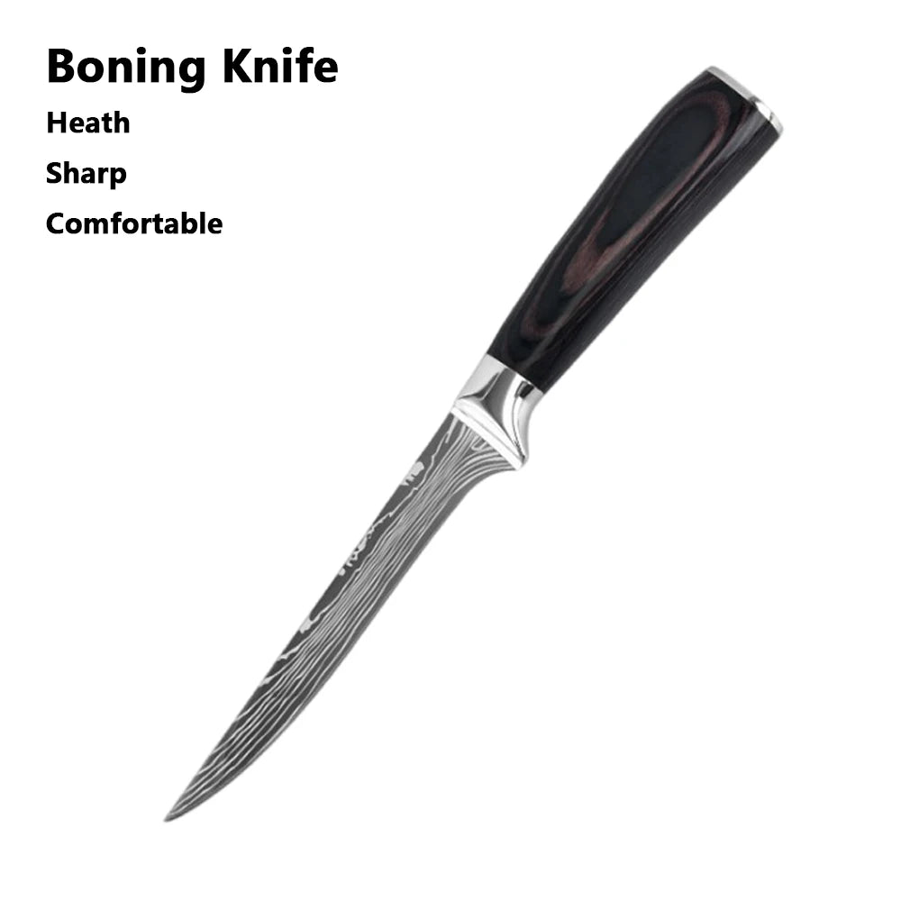 Hikari Series Laser Damascus Knife Collection