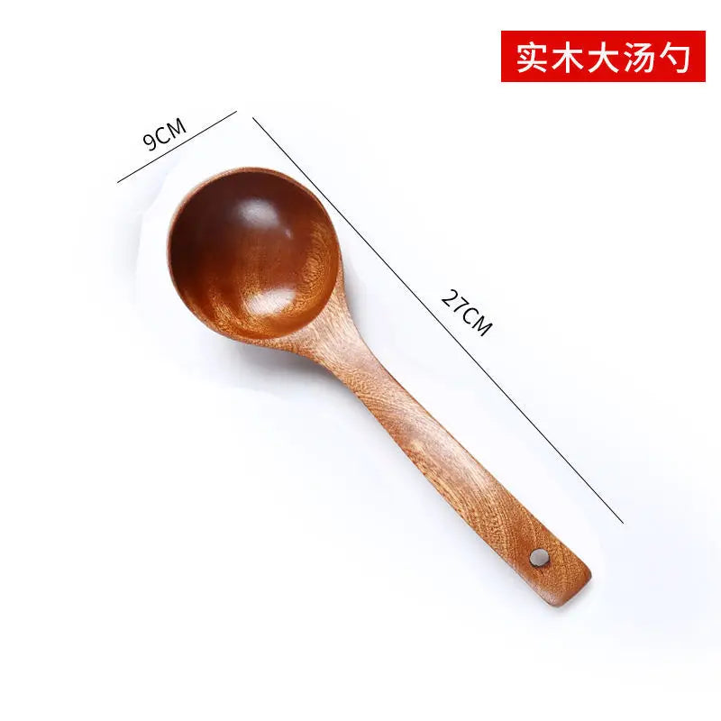 Natural Wooden Spoon & Spatula
