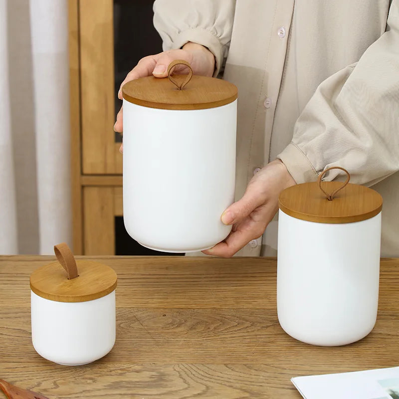 Nordic Ceramic Storage Jar