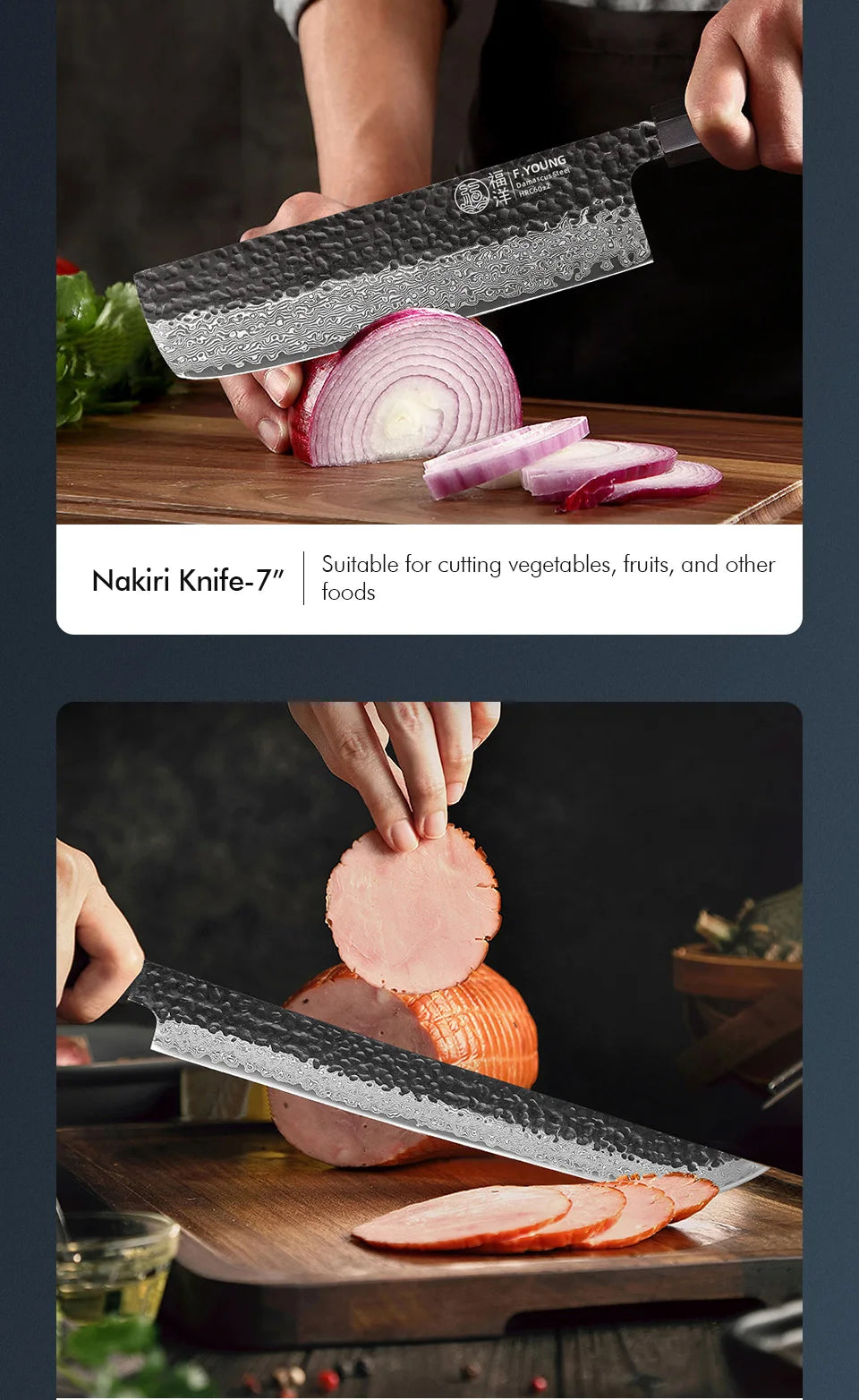 F.YOUNG Takumi Damascus Chef Knife
