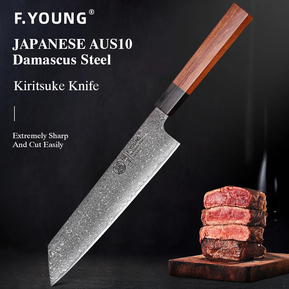 F.YOUNG 8.2" Hand-Forged Kiritsuke Knife