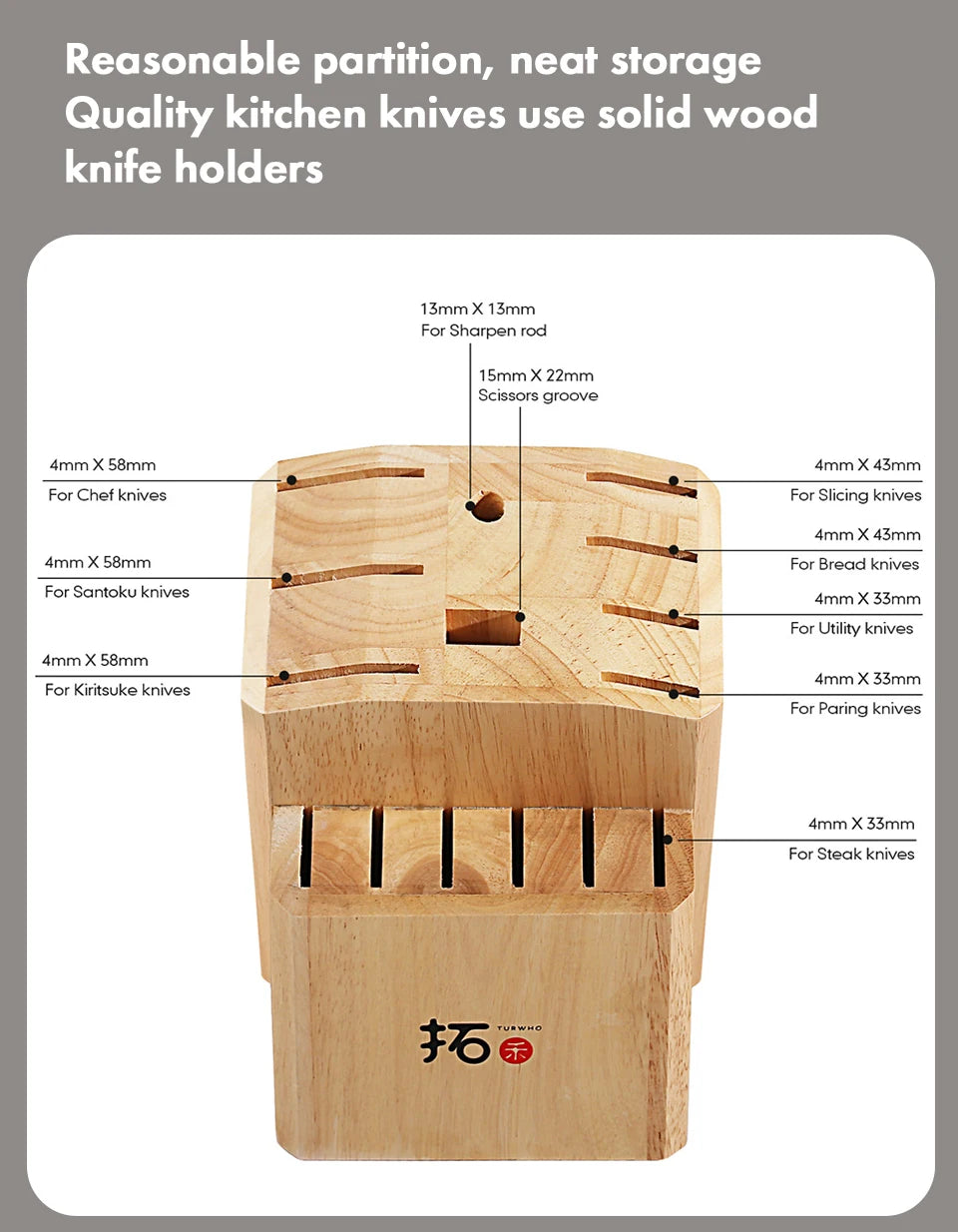 TURWHO Knife Stand