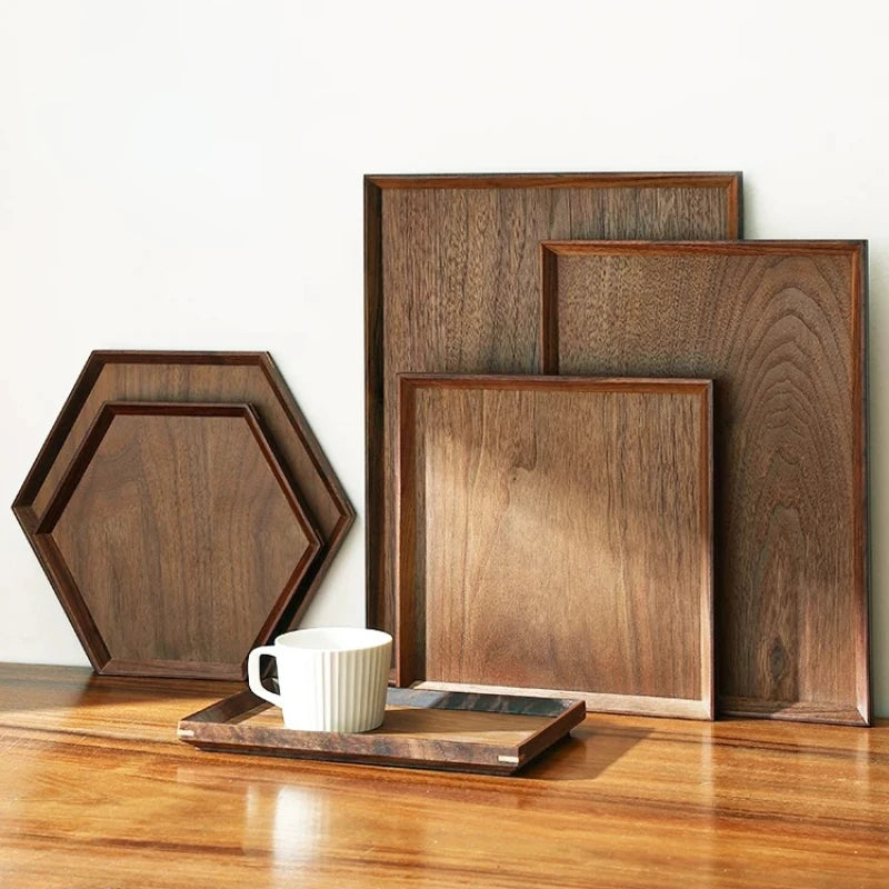 Black Walnut Solid Wood Tray