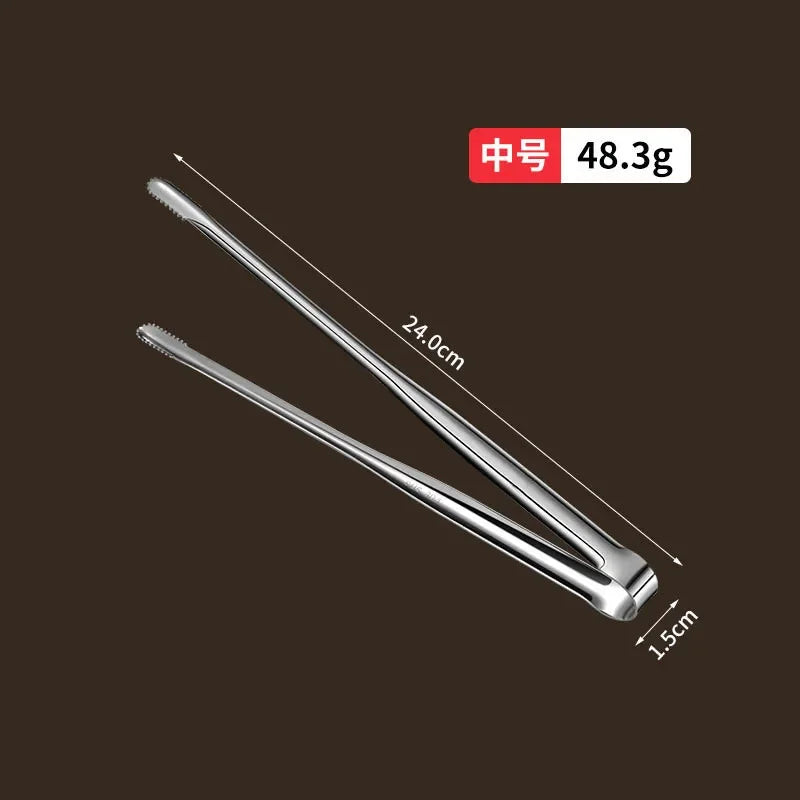 Stainless steel tongs