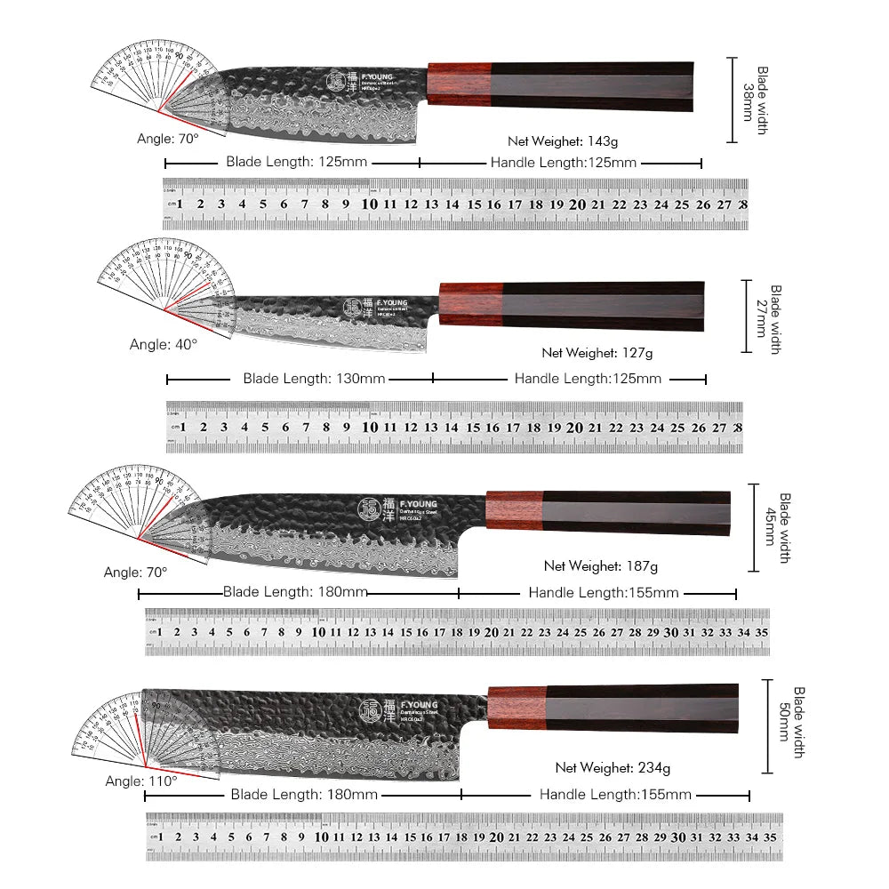 F.YOUNG Hand-Forged Japanese Chef Knife