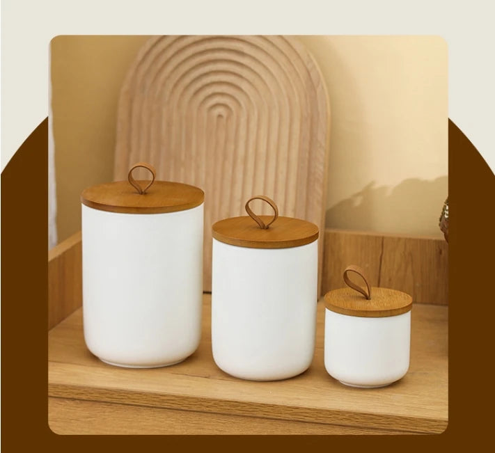 Nordic Ceramic Storage Jar
