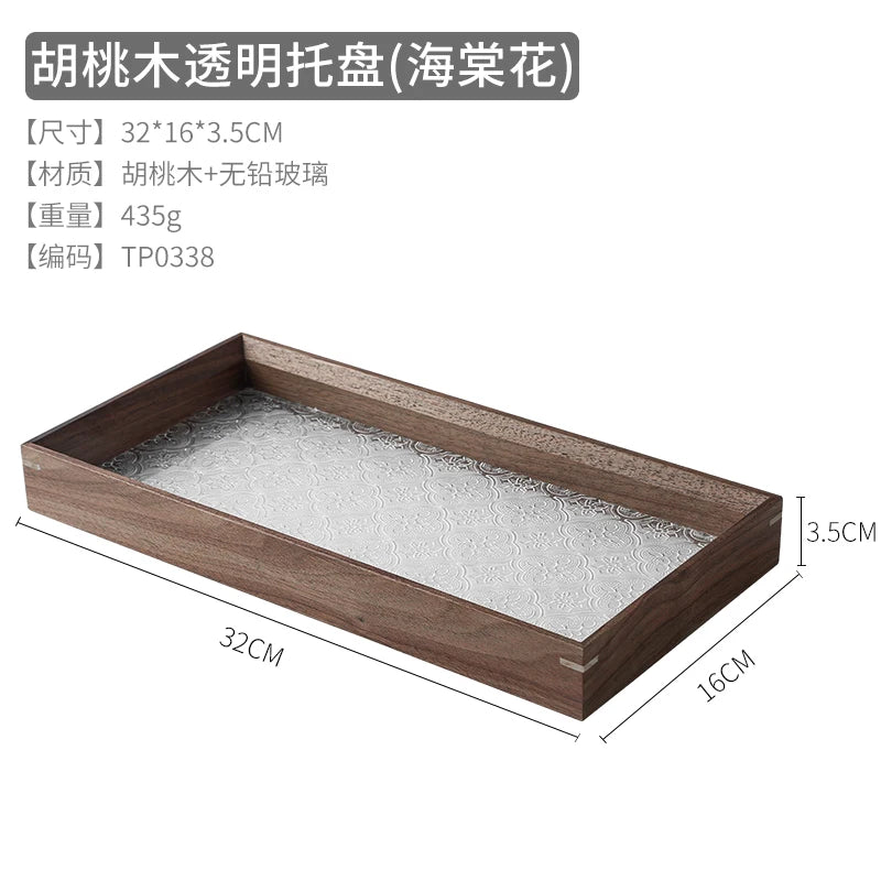 Black Walnut Solid Wood Tray