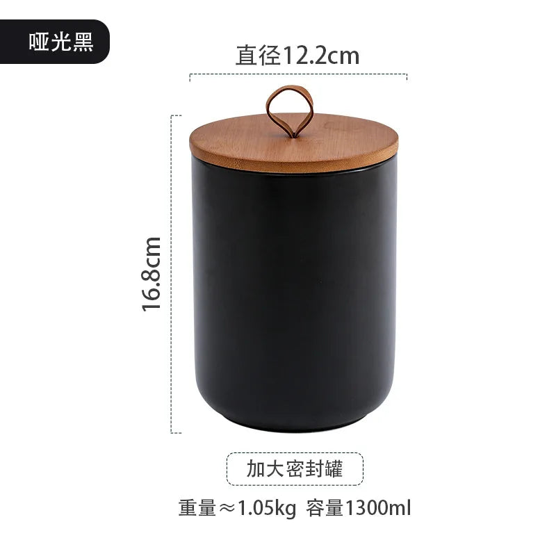 Nordic Ceramic Storage Jar