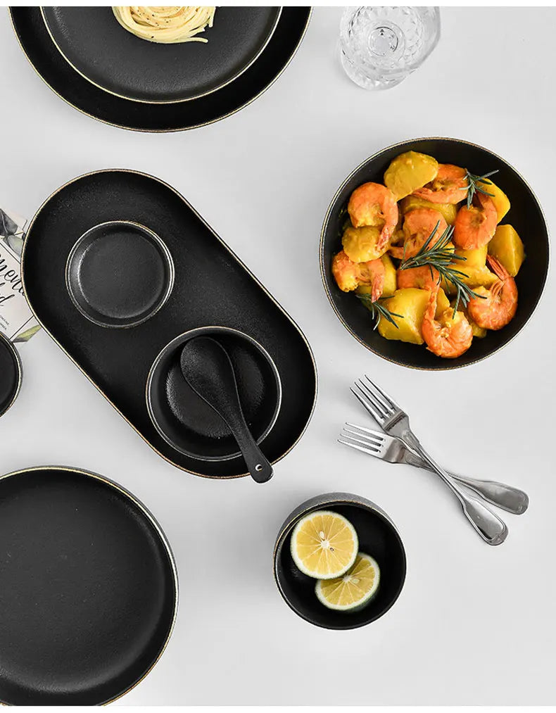 Black Ceramic Cutlery