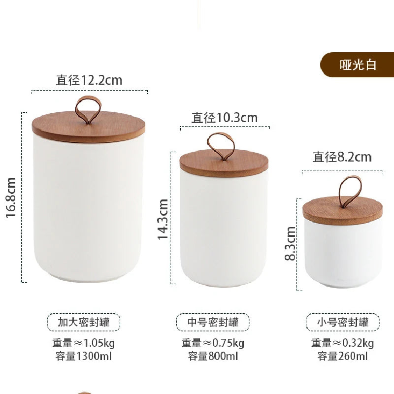 Nordic Ceramic Storage Jar