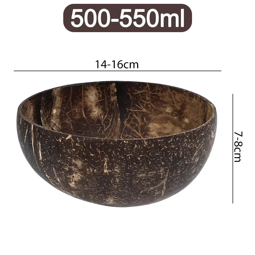 EcoNaturals Coconut Shell Bowl Set