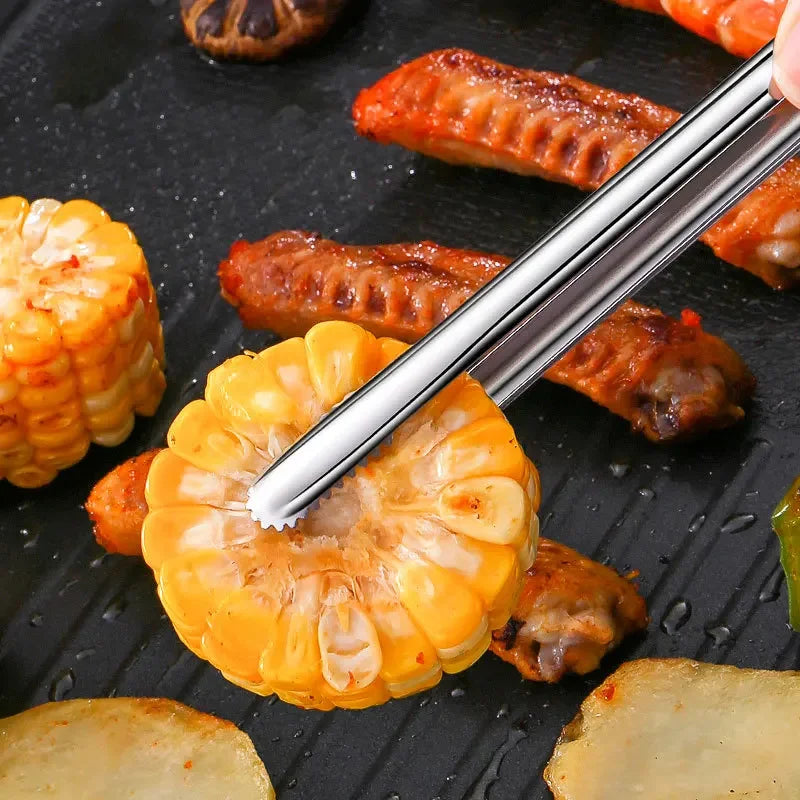 Stainless steel tongs