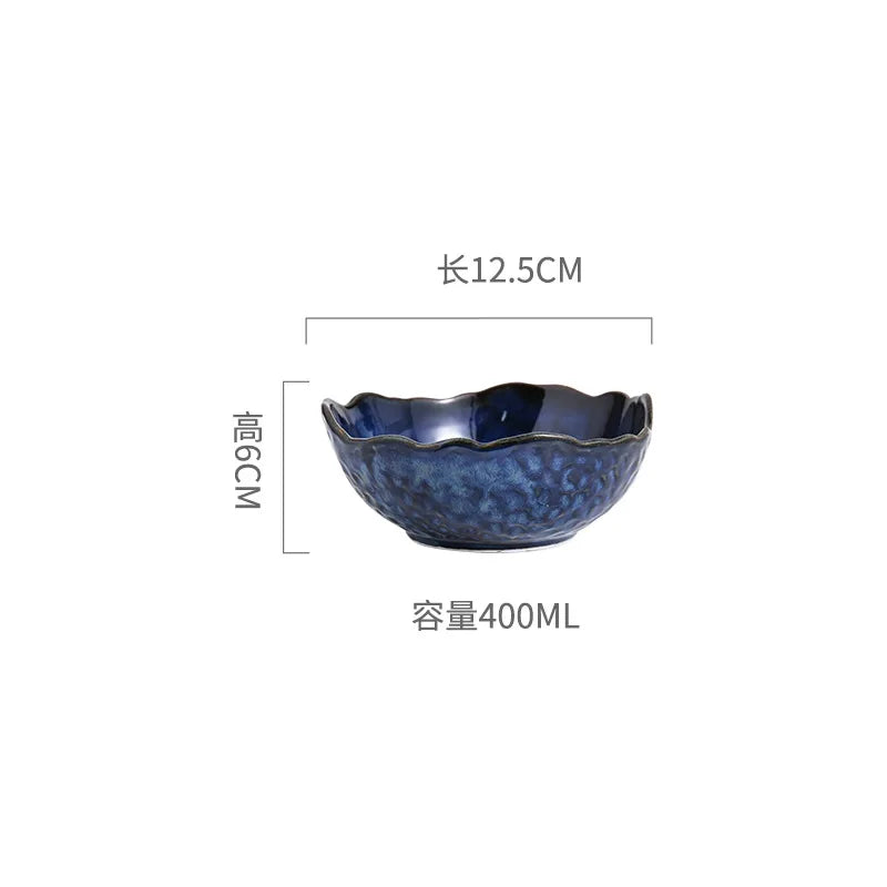 Kiln-Fired Irregular Ceramic Plate