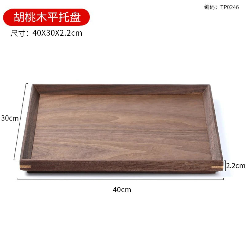 Black Walnut Solid Wood Tray