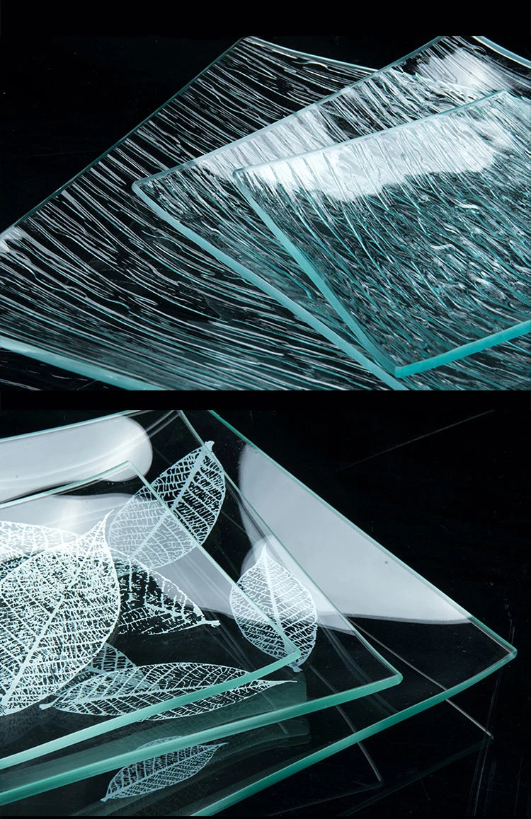 Tempered Glass Plate Tableware