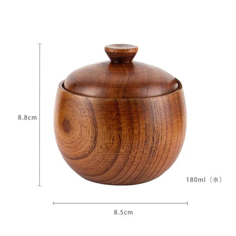 Wooden Seasoning Jar