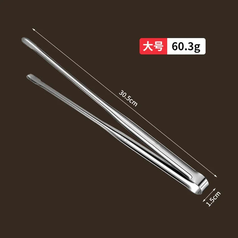 Stainless steel tongs