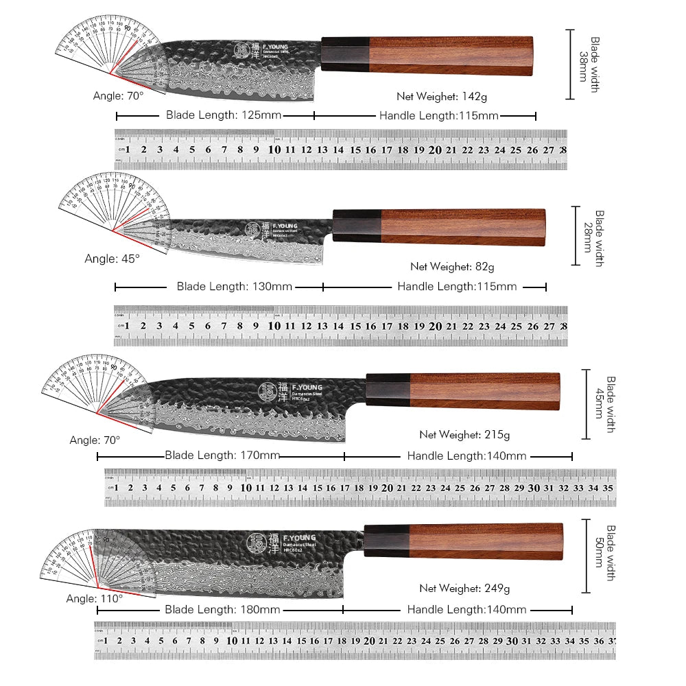F.YOUNG Hand-Forged Japanese Chef Knife