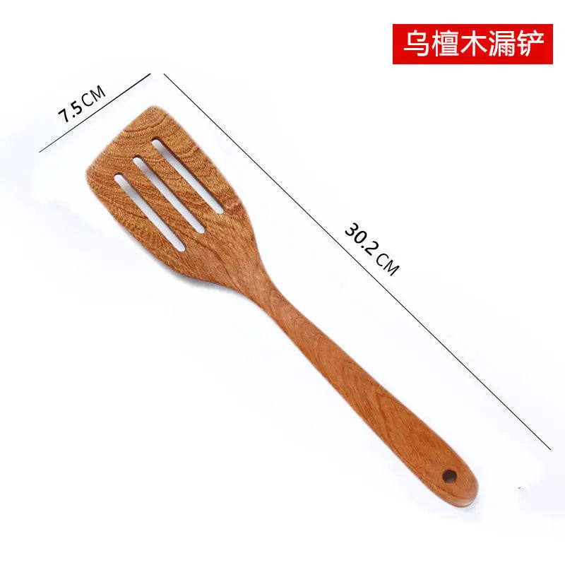 Natural Wooden Spoon & Spatula